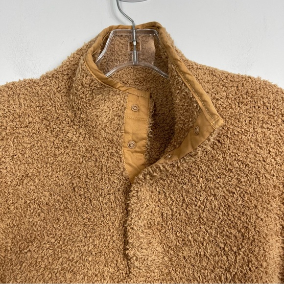 SKIMS Cozy Sweater Pullover Sweatshirt Camel S / M Sherpa Oversized Slouchy - Picture 8 of 13